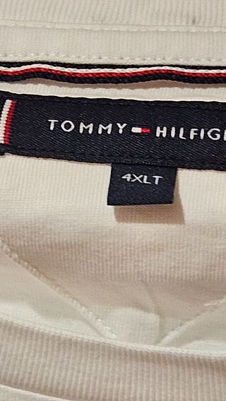 Tommy Hilfiger Camiseta Blanca Talla 4XL, emporio