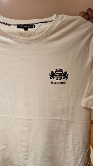 Tommy Hilfiger Camiseta Blanca Talla 4XL, emporio
