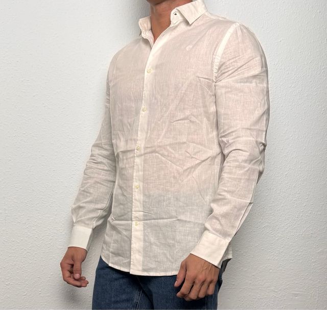 Camisa blanca de manga larga Álvaro Moreno t/ 39
