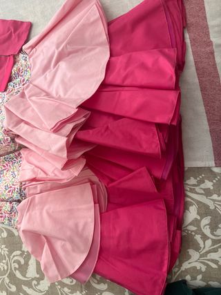 Falda flamenca niña talla 8/10