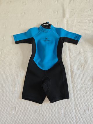 Neopreno niño Tribord azul y negro 1'5 mm.talla2-4
