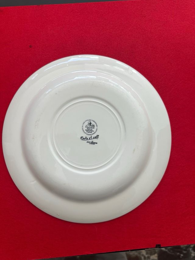 Plato de cerámica de colección