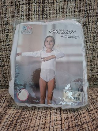 Maillot manga larga infantil