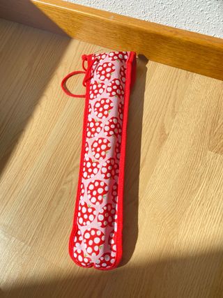 Flauta dulce amarilla con funda