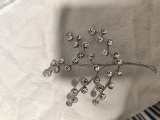 Tocado Novia Cristal y Plata