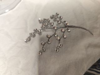 Tocado Novia Cristal y Plata