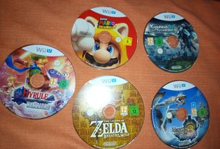 Lote 5 Juegos Wii U Nintendo