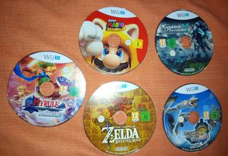 Lote 5 Juegos Wii U Nintendo