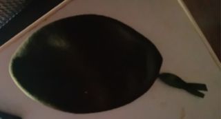 Boina verde militar con insignias de Boel
