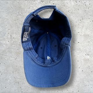 Gorra Ralph Lauren azul logo bordado