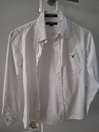 Camisa Gant Blanca Niño Talla 11-12