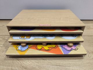 3 Puzzles Madera Animales +12 Meses