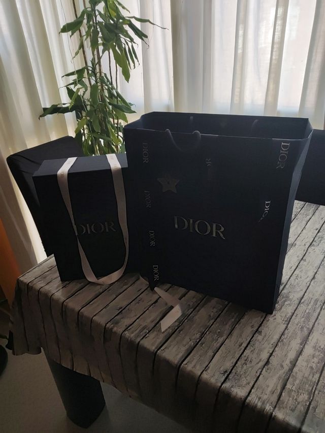 Scatola e borsa Dior Black