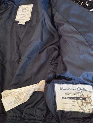 Chaqueta Massimo Dutti Niño Azul Marino Talla 4A/Y