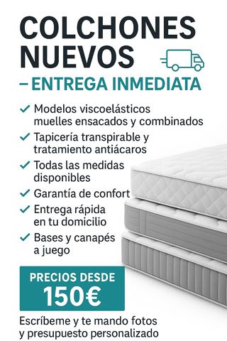 Colchones Nuevos - Entrega Inmediata