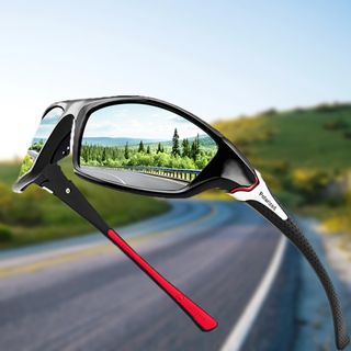 Gafas de Sol Polarizadas Negras UV400 Hombre 