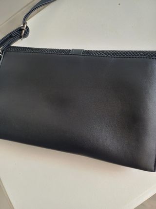 Bolso de hombro negro mujer