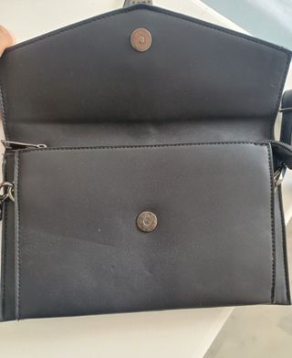 Bolso de hombro negro mujer