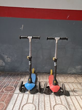 Patinete Oxelo B1 Azul y Rojo