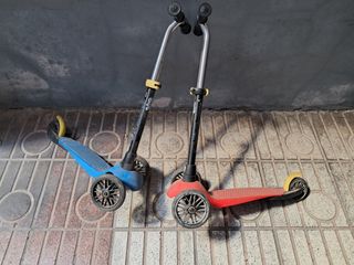 Patinete Oxelo B1 Azul y Rojo