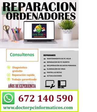 REPARACION ORDENADORES