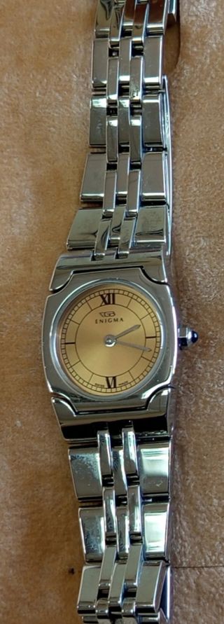 Reloj Enigma By Gianni Bulgari Quartz Steel 1.190