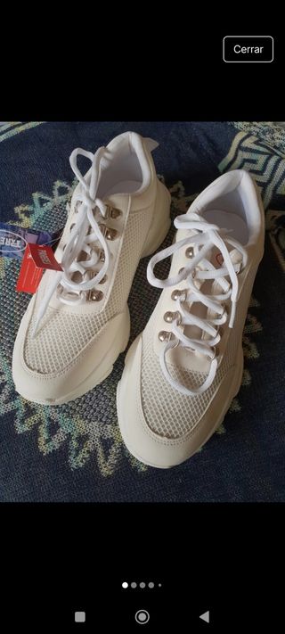 Zapatillas Paredes Blancas Mujer