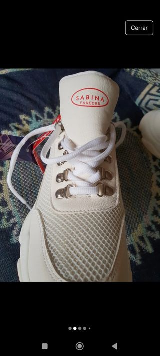 Zapatillas Paredes Blancas Mujer