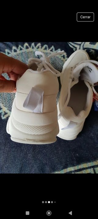 Zapatillas Paredes Blancas Mujer