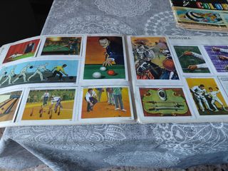 Álbum de cromos vintage.