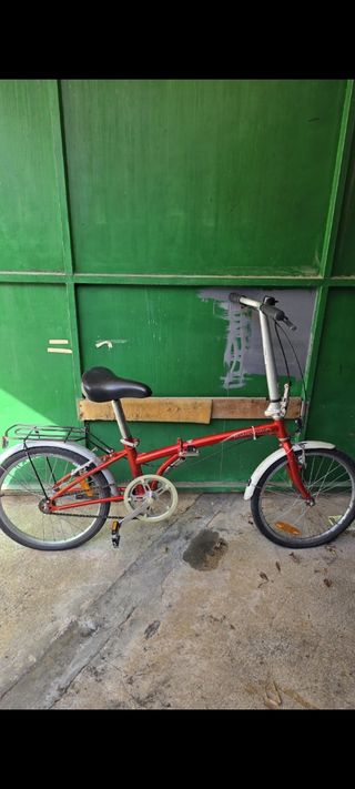 Bici dahon boardwalk s1 plegable roja