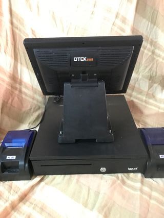 TPV táctil Verifactu + 2 impresoras + cajón