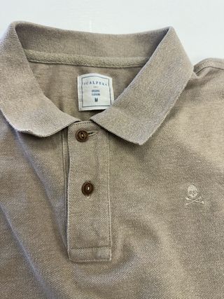 Polo clásico de Scalpers Beige (Talla M)