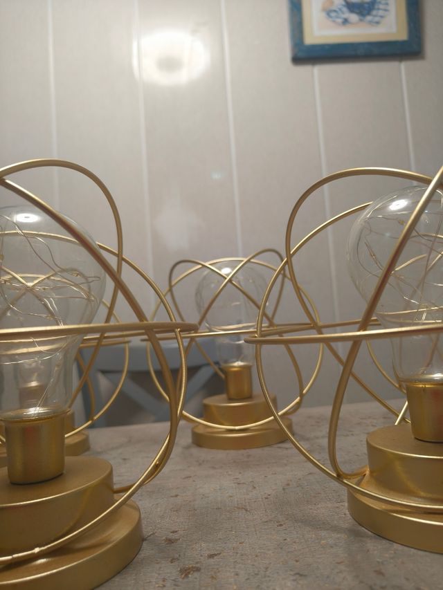 Lampada decorativa Maisons Du Monde Gold