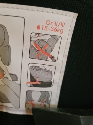 Silla de coche Cybex Solution X-Fix Grupo 2 y 3 