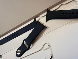 Correa Apple Watch 44mm Azul Silicona
