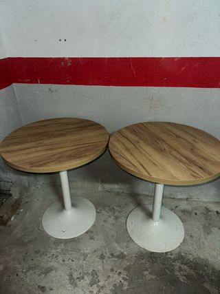 2 Mesas de Terraza Redondas a 20 cada una