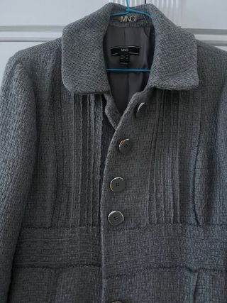 Abrigo Mango Gris