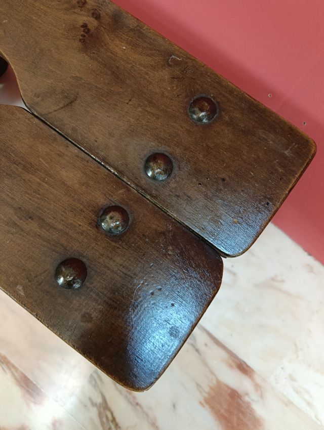 2 vecchie panche in legno