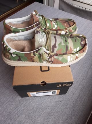 Scarpe Hey Dude Camouflage N. 43