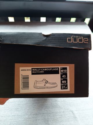 Scarpe Hey Dude Camouflage N. 43