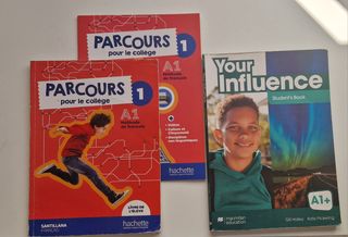 Libros Francés e Inglés 10 euros cada uno