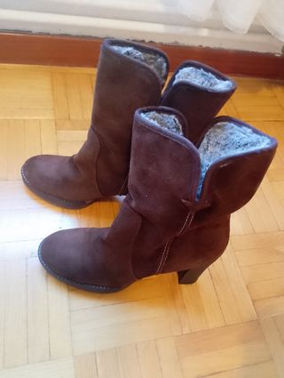 Botines ALPE marrones con forro interior