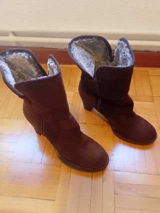 Botines ALPE marrones con forro interior