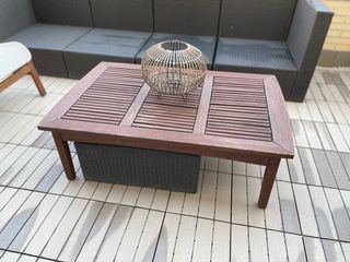 Mesa de centro madera terraza/jardín