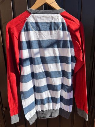 Jersey Supreme Rayas Azul Blanco Rojo