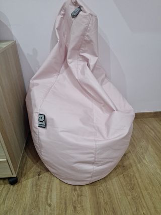 Puff rosa Happers Xl con relleno