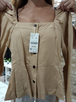 Blusa Beige Talla S