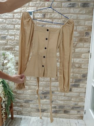 Blusa Beige Talla S