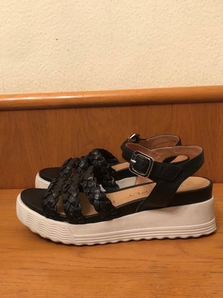 STONEFLY - Sandalias plataforma negras 40